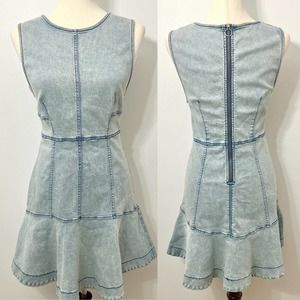 Free People Alex Mini Denim Jean Dress